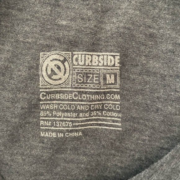 Curbside Clothing Moon (Justin Barker) unisex T-shirt - Picture 2 of 3